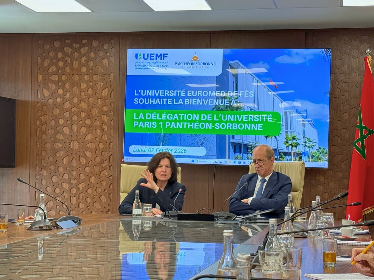 Vers un nouveau chapitre de coopération entre l’Université Paris 1 Panthéon-Sorbonne et l’Université Euromed de Fès