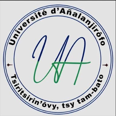 UNIVERSITY OF ANALANJIROFO