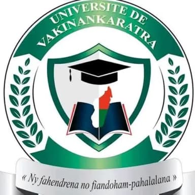 UNIVERSITY OF VAKINANKARATRA