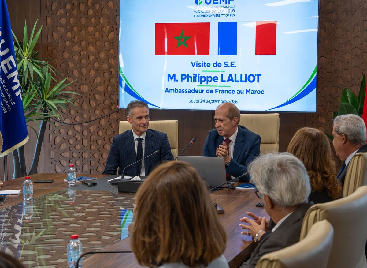 L’Ambassadeur de France au Maroc en visite à l’Université Euromed de Fès